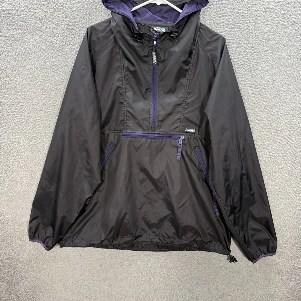 Vintage Campmor Jacket Adult Large Black Windbreaker Outdoors Grunge 90s Y2K‎